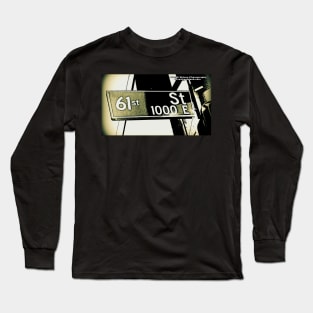 61st Street, Los Angeles, California by Mistah Wilson Long Sleeve T-Shirt